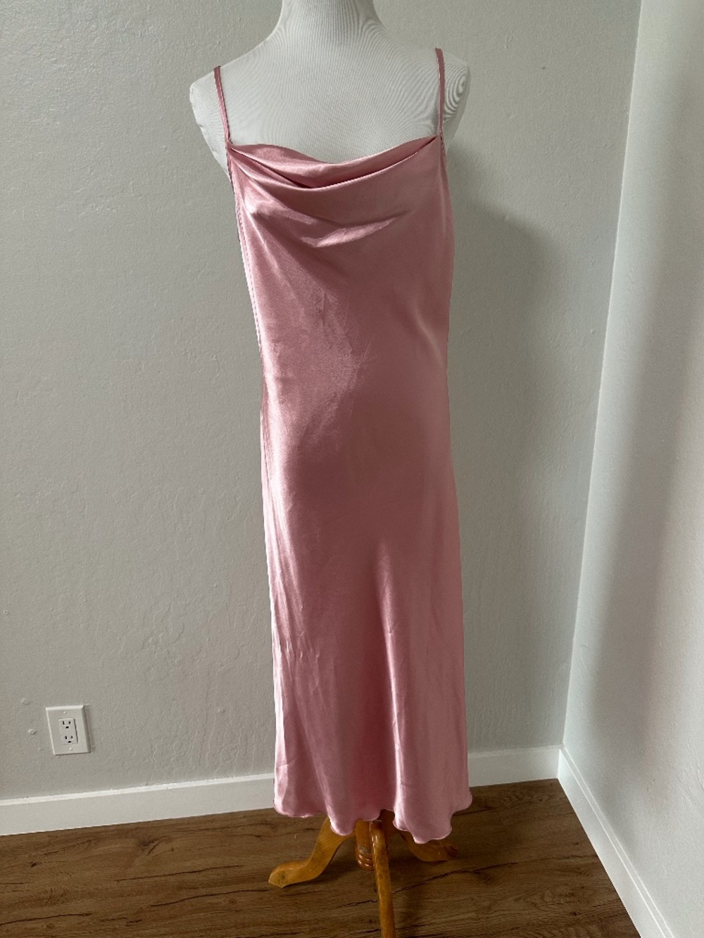 Bebe Pink Slip Dress